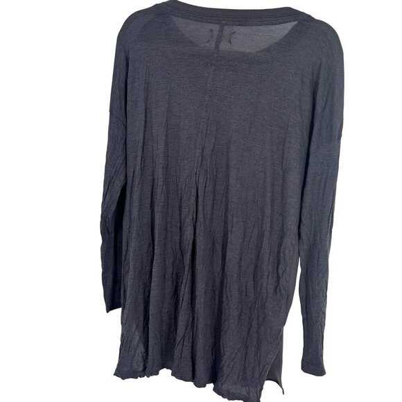 Lou & Grey Long Sleeve Tunic Top XL Gray Soft Lightweight Relaxed Fit - Picture 5 of 8
